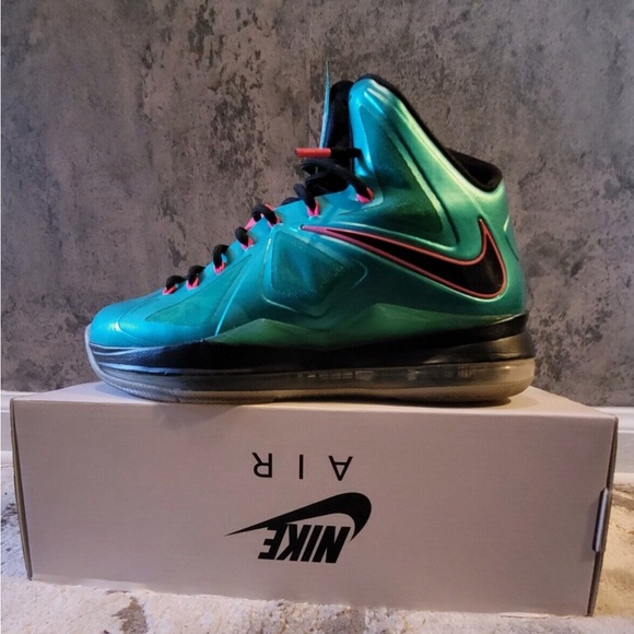 Nike Lebron 10 ID Custom 1 Of 1 Size 8.5 - Picture 2 of 6